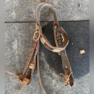Luan Leathers cowboy head stall